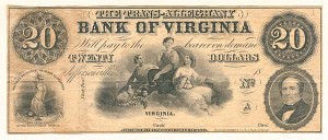 The Trans-Alleghany Bank of Virginia - SOLD